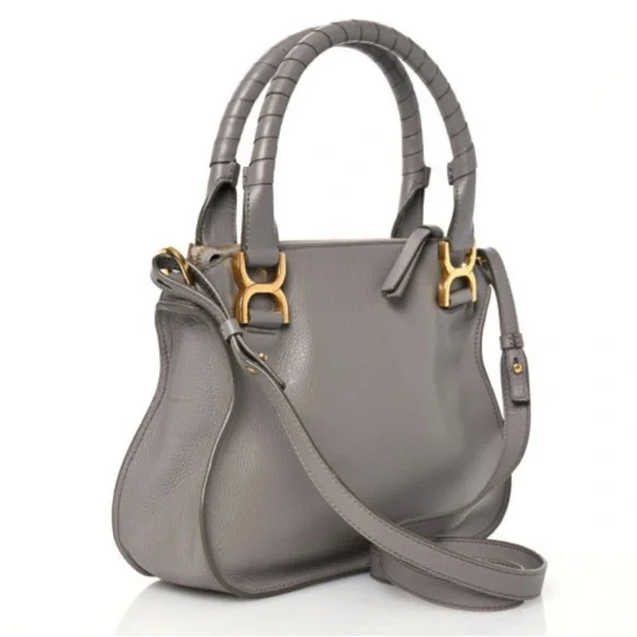 Authentic Chloe small Marcie Gray Crossbody Bag - Picture 4 of 10